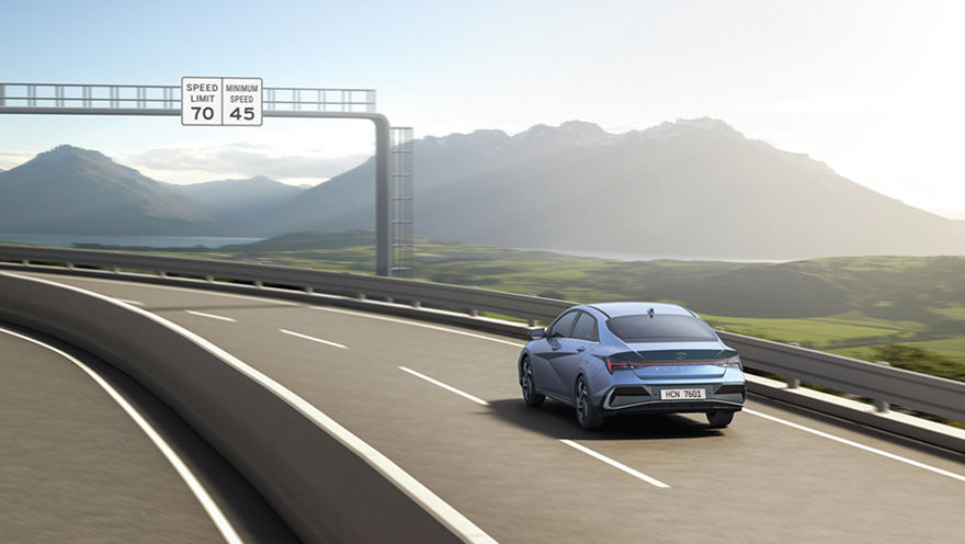 Hyundai Elantra - Navigation-based Smart Cruise Control (NSCC)