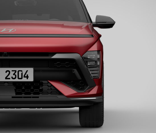 Hyundai Kona - Wing-shaped lower bumper design
