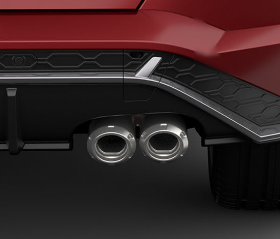 Hyundai Kona - Twin muffler