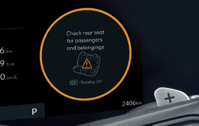Hyundai Tucson - Rear Occupant Alert (ROA)